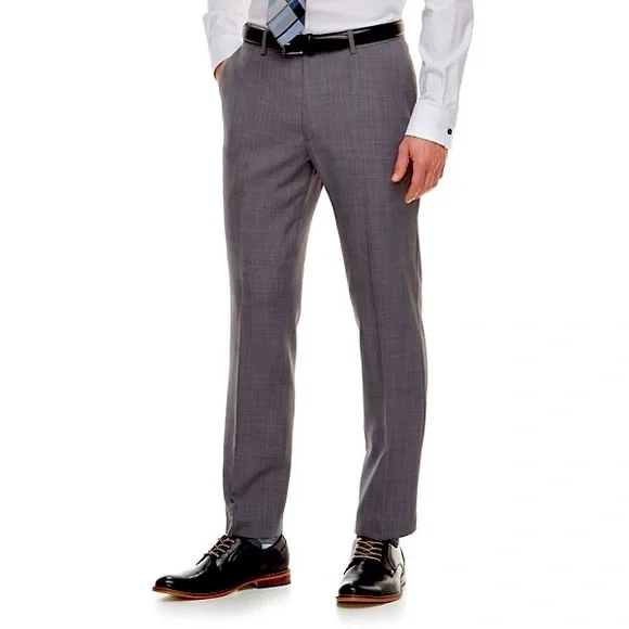 Marc Anthony | Suits & Blazers | Mens Marc Anthony Slimfit Gray Crosshatch Suit  Pants | Poshmark